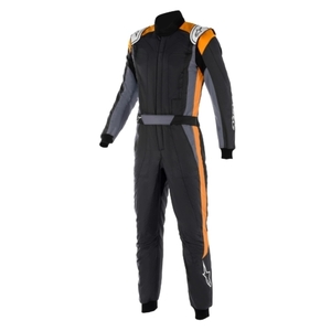 alpinestars Alpine Stars racing suit GP PRO COMP V2 SUIT size 46 1204 BLACK ASPHALT ORANGE FLUO [FIA8856-2018 official recognition ]