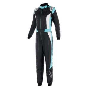 alpinestars Alpine Stars racing suit STELLA GP PRO COMP V2 SUIT size 36 1721 BLACK TURQUOISE [FIA8856-2018 official recognition ]