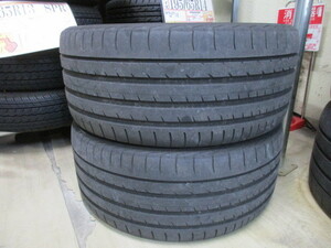 バリ溝 ヨコハマ 245/35R20 ADVAN SPORT V105 MO 2本セット 2022年製 中古タイヤ 245/35-20 ベンツ承認 CLS Eクラス