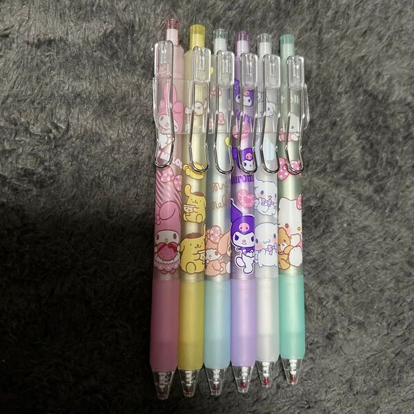 ボールペン サンリオキャラクター ハローキティ シナモンロール マイメロディ クロミ ポチャッコ ポムポムプリン sanrio