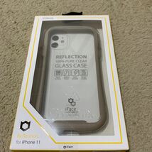 602t1510☆ iFace Reflection iPhone 11 ケース クリア 強化ガラス (ベージュ)_画像4