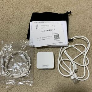 602t1838☆ バッファロー BUFFALO USB 無線LAN親機 single_band 11ac/n/a/g/b 433/150Mbps トラベルルーター ホワイト 