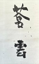 【模写】棟方志功「蒼雲」掛軸 紙本 書 合箱 版画家 青森の人 ｈ021018_画像5