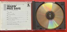 【CD】マイルス・デイヴィス「WALKIN’」MILES DAVIS 国内盤 [12270132]_画像4