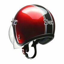 ■Honda DAX125 ダックスヘルメット レッド/ブラック サイズ：M_画像2