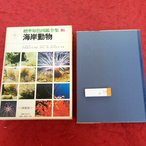 a-414 標準原色図鑑全集16 海岸動物 内海富士夫・監修 西村三郎 鈴木克美・共著 箱入り 保育社 昭和55年発行 海綿動物 肛腸動物 など※4