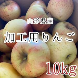 2加工用サンふじりんご 10kg 2680円 山形県産 訳あり家庭用