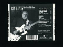 ☆ROY GAINES☆THE FIRST TB ALBUM☆2003年輸入盤☆BLACK GOLD RECORDS / DELTA GROOVE PRODUCTIONS☆_画像6