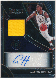 Aaron Holiday NBA 2019-20 Panini Select Jersey Auto 199枚限定 直筆サイン ジャージオート アーロン・ホリデー