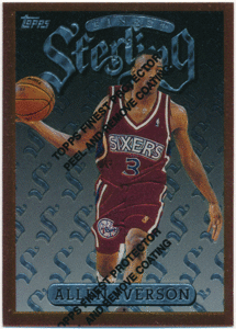 Allen Iverson NBA 1996-97 Topps Finest RC #240 Rookie Card ルーキーカード アレン・アイバーソン