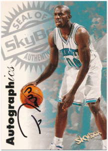 Tony Delk NBA 1997-98 Skybox Autographics Signature Auto 直筆サイン オート トニー・デルク