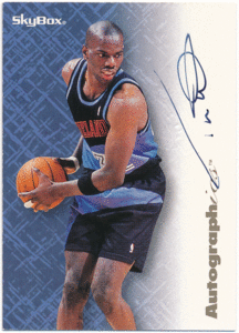 Tyrone Hill NBA 1996-97 Skybox Autographics Signature Auto 直筆サイン オート タイローン・ヒル