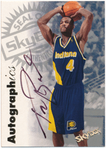 Travis Best NBA 1997-98 Skybox Autographics Signature Auto 直筆サイン オート トラビス・ベスト