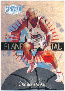 Charles Barkley NBA 1997-98 Skybox Metal Universe Planet Metal チャールズ・バークレイ