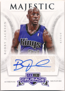 Bobby Jackson NBA 2012-13 Panini Crusade Majestic Signature Auto オート 直筆サイン ボビー・ジャクソン