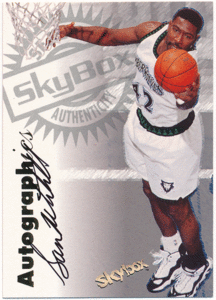 Sam Mitchell NBA 1997-98 Skybox Autographics Signature Auto 直筆サイン オート サム・ミッチェル