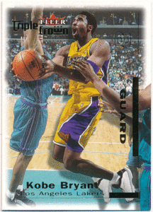 Kobe Bryant NBA 2000-01 Fleer Triple Crown Base Card #74 ベースカード コービー・ブライアント