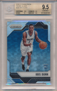 Kris Dunn NBA 2016-17 Panini Prizm RC Rookie Silver Prizm BGS 9.5 ルーキーシルバープリズム クリス・ダン