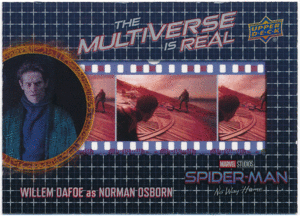 Willem Dafoe as Norman Osborn 2023 Upper Deck Marvel Spider-Man No Way Home The Multiverse is Real Acetate FC-6 スパイダーマン