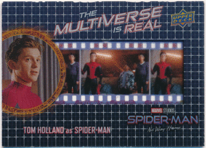 Tom Holland as Spider-Man 2023 Upper Deck Marvel Spider-Man No Way Home The Multiverse is Real Acetate 1:120パック