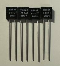 VISHAY foil resistor S102C 4個 10kΩスピーカーステレオ電子部品デバイス箔抵抗ハーメチック真空管無誘導音響サウンドアンプ_画像2