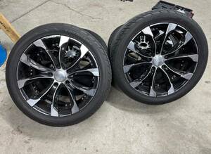 【美品】WALD【ヴァルド】ジャレット〈 JARRET 〉 22インチ 305/40R22 タイヤセット☆ランクル200等【手渡し可能】