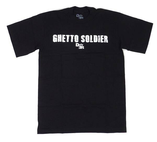 Defy Era GHETTO SOLDIER S/S T Shirts ゲットーソルジャー 半袖 Tシャツ (ブラック) (XXL) [並行輸入品]