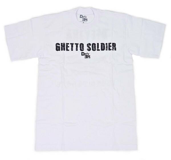 Defy Era GHETTO SOLDIER S/S T Shirts ゲットーソルジャー 半袖 Tシャツ (ホワイト) (XXL) [並行輸入品]