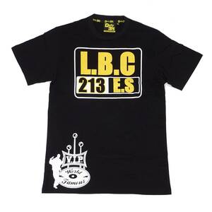 Defy Era L.B.C S/S T Shirts LBC ロングビーチ 半袖 Tシャツ (ブラック) (XL) [並行輸入品]