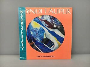 美品 LPレコード N.Y.ダンステリア シンディ・ローパー 30-3P-564 帯付き 特典揃い 2402BKS010