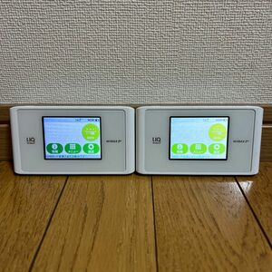 UQ WiMAX WiFiルーター 2個セット