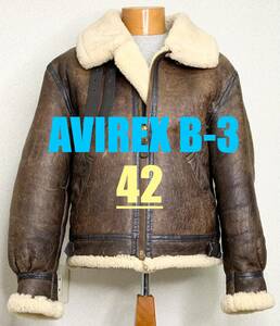 【42】AVIREX B-3 米国製 gpzハーレー　TOPGUN アビレックス　