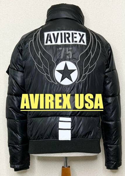 ⑩AVIREX【M】ダウンジャケット◇トップガン☆アヴィレックス gpz TOPGUN アビレックス　