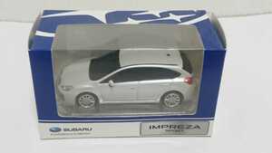 送料込み 1/40 スバル インプレッサ スポーツ IMPREZA SPORTS (パール白・パールホワイト系色）プルバックカー ミニカー 販促品