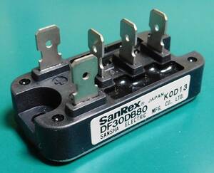 SanRex DF30DB80 ダイオード・三相整流モジュール (800V/30A) [管理:KD618]