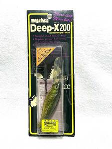 メガバス オールド DEEP-X200 GGカスミタイガー 1996年 新品