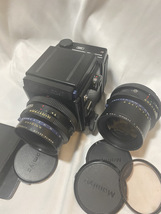 1円スタート　レンズ　2本セット　Mamiya マミヤ RZ67　6x7 Pro Camera Body カメラ　ボディ　中判　110mm F2.8 50mm F4.5 W _画像1