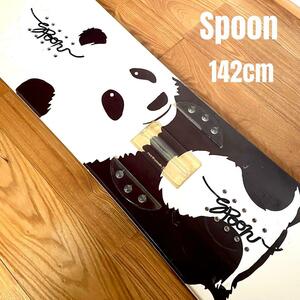 パンダ柄 スノーボード Spoon Charm 142cm スプーン チャーム