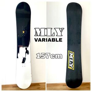 MLY VARIABLE 157cm ディレクショナル キャンバー スノーボード スノボ ボード 板 snowboard