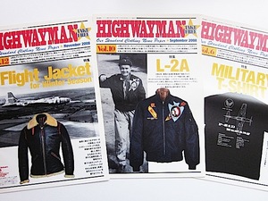 ★HIGHWAYMAN 3部セット★ 東洋エンタープライズ バズリクソンズ ミリタリー フライトジャケット ヘッドライト 実名復刻 シュガーケーン