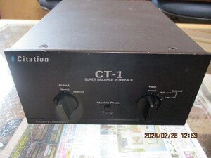 Harman/Kardon ハーマンカードン Citation CT-1 バランス入出力インターフェース