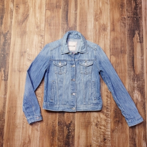  size :2(M) Denim jacket Apuweiser-riche lady's Apuweiser-riche G Jean old clothes blue LK13