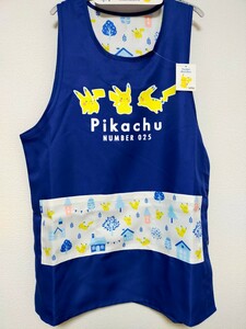  free shipping![ Pikachu ]③ Pocket Monster Pokemon! prompt decision! new goods childcare worker apron health preservation . size :M~L goods 