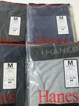 Mサイズ★送料無料！①②即決！前開き Hanes ヘインズ ボクサーパンツ ボクサーブリーフ 4枚セット M=76～84cm パンツ まとめ売り _画像2