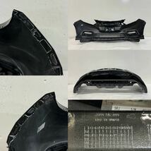 6F29 【軽傷】 ヴェゼル RS RU1 RU3 後期 純正 フロントバンパー 71100-T7A-J000 黒 グリル ロアグリル フォグカバー _画像10