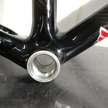 ES026.型番:cinelli. カーボンフレーム. carbon high pressure technology/onebyesu. カーボンフォーク. フレームセット. ジャンク.0228_画像10