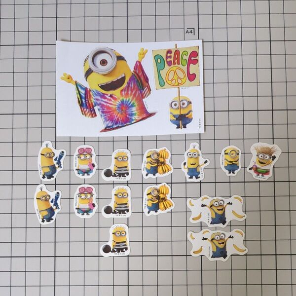 レア ミニオン minions 日本未発売ステッカー シール