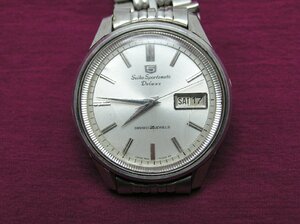 ★ハローカメラ★ 9272 SEIKO セイコー 5 SPORTSMATIC Deluxe 7619-7020S デイデイト 腕時計 動作品 Automatic 25JEWELS 1円スタート