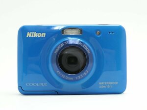 ★ハローカメラ★9350 Nikon COOLPIX S30/ブルー (1014万画素) 撮影.再生OK/単三電池2本使用 動作品 1円スタート 即決有り