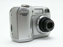 ★ハローカメラ★9412 Nikon COOLPIX 3100 シルバー (320万画素) SDカード対応 動作品 現状 電池式（単3×2本）1円スタート 即決有り_画像1